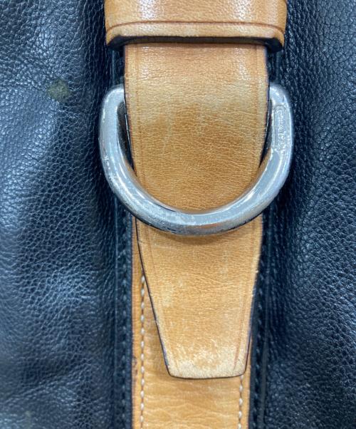 COACH（コーチ）COACH (コーチ) レザートートバッグ ブラックの古着・服飾アイテム