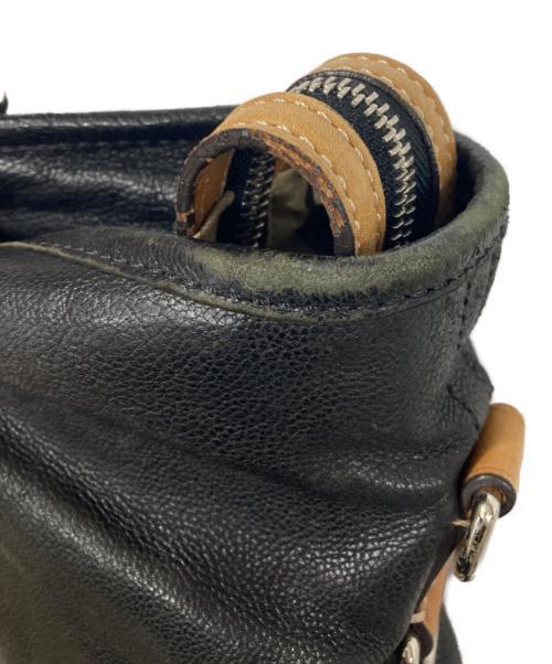 COACH（コーチ）COACH (コーチ) レザートートバッグ ブラックの古着・服飾アイテム