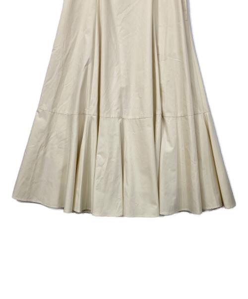Mystrada（マイストラーダ）Mystrada (マイストラーダ) ボリュームフレアスカート ベージュ サイズ:38の古着・服飾アイテム
