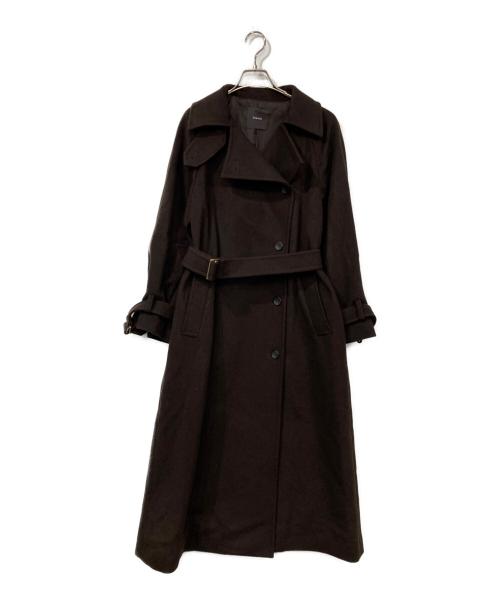 anuans（アニュアンス）anuans (アニュアンス) ウールトレンチコート ブラウン サイズ:Mの古着・服飾アイテム