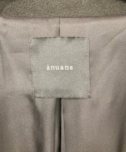 anuans（アニュアンス）anuans (アニュアンス) ウールトレンチコート ブラウン サイズ:Mの古着・服飾アイテム