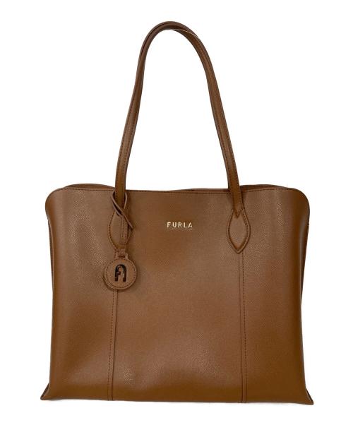 FURLA（フルラ）FURLA (フルラ) トートバッグ ブラウンの古着・服飾アイテム