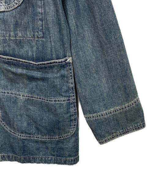 HOUSTON（ヒューストン）HOUSTON (ヒューストン) USAコットン デニム カバーオール インディゴ サイズ:40Rの古着・服飾アイテム
