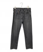 LEVI'S PReMIUMリーバイス プレミアム）の古着「BLACK WASH SLIM TAPER FIT JEANS」｜グレー