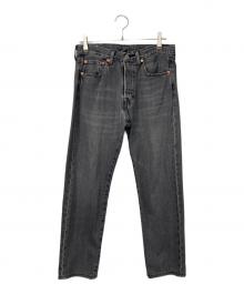 LEVI'S PReMIUM（リーバイス プレミアム）の古着「BLACK WASH SLIM TAPER FIT JEANS」｜グレー