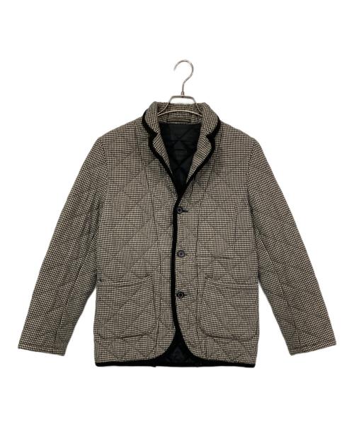 Traditional Weatherwear（トラディショナルウェザーウェア）Traditional Weatherwear (トラディショナルウェザーウェア) キルティングジャケット アイボリー×ブラック サイズ:36の古着・服飾アイテム