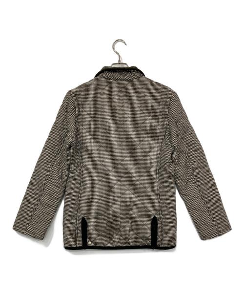 Traditional Weatherwear（トラディショナルウェザーウェア）Traditional Weatherwear (トラディショナルウェザーウェア) キルティングジャケット アイボリー×ブラック サイズ:36の古着・服飾アイテム