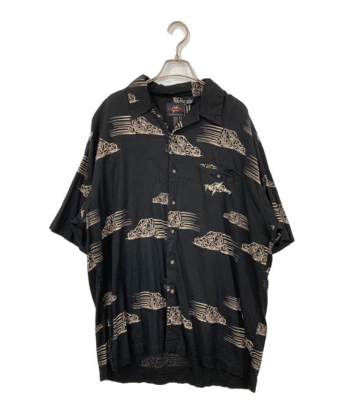 Thunderhead（サンダーヘッド）Thunderhead (サンダーヘッド) オープンカラーシャツ ブラック サイズ:Lの古着・服飾アイテム