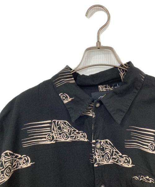 Thunderhead（サンダーヘッド）Thunderhead (サンダーヘッド) オープンカラーシャツ ブラック サイズ:Lの古着・服飾アイテム