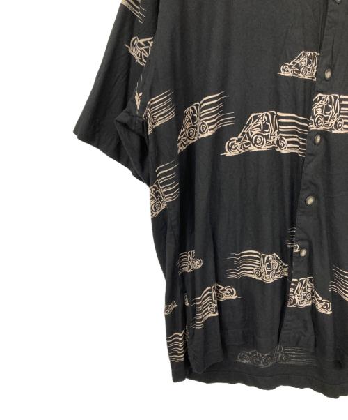 Thunderhead（サンダーヘッド）Thunderhead (サンダーヘッド) オープンカラーシャツ ブラック サイズ:Lの古着・服飾アイテム