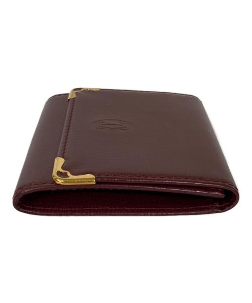 Cartier（カルティエ）Cartier (カルティエ) コインケース ボルドーの古着・服飾アイテム