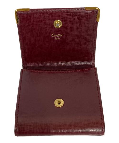 Cartier（カルティエ）Cartier (カルティエ) コインケース ボルドーの古着・服飾アイテム