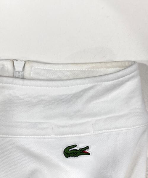 LACOSTE（ラコステ）LACOSTE (ラコステ) ハーフジップスウェット ホワイト サイズ:Mの古着・服飾アイテム