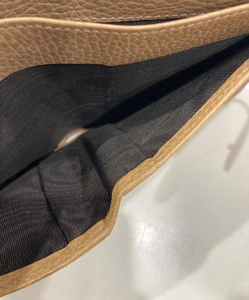 GUCCI（グッチ）GUCCI (グッチ) インターロッキングG Wホック コンパクト財布 ベージュの古着・服飾アイテム