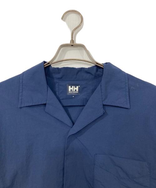 HELLY HANSEN（ヘリーハンセン）HELLY HANSEN (ヘリーハンセン) 開襟シャツ ブルー サイズ:Ｍの古着・服飾アイテム