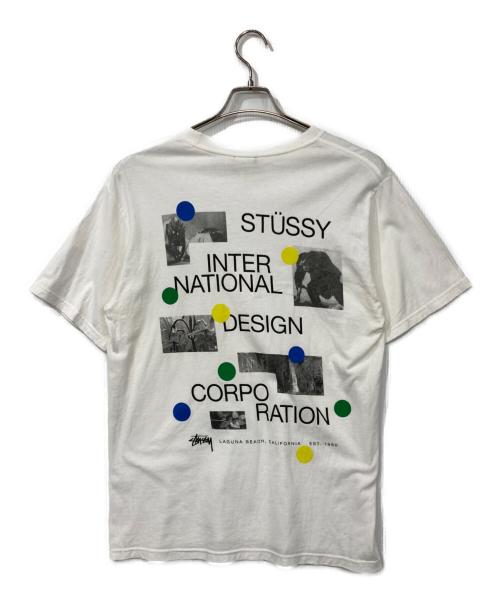stussy（ステューシー）stussy (ステューシー) プリントTシャツ ホワイト サイズ:Mの古着・服飾アイテム