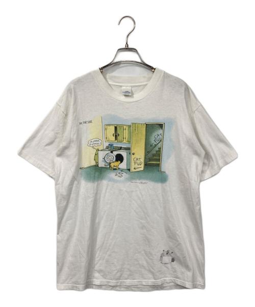 LOGOTEL（ロゴテル）LOGOTEL (ロゴテル) シングルステッチプリントTシャツ ホワイト サイズ:Lの古着・服飾アイテム
