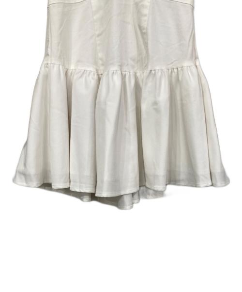 ANDMARY（アンドマリー）ANDMARY (アンドマリー) Tess blouse mini dress ブラウン×ホワイト サイズ:FREEの古着・服飾アイテム