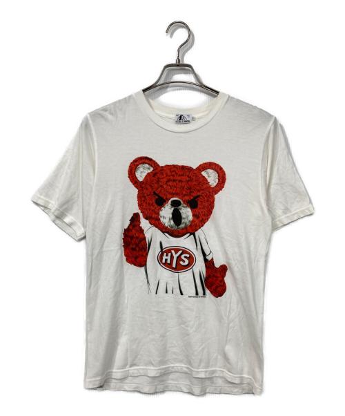 Hysteric Glamour（ヒステリックグラマー）Hysteric Glamour (ヒステリックグラマー) BEAR MASTER Tシャツ ホワイト サイズ:Sの古着・服飾アイテム