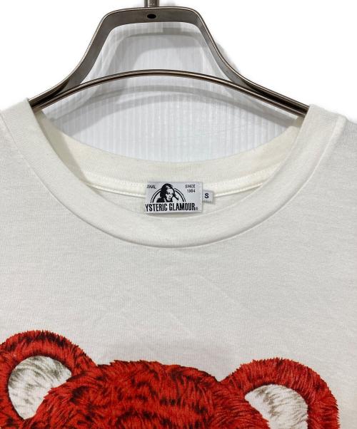 Hysteric Glamour（ヒステリックグラマー）Hysteric Glamour (ヒステリックグラマー) BEAR MASTER Tシャツ ホワイト サイズ:Sの古着・服飾アイテム