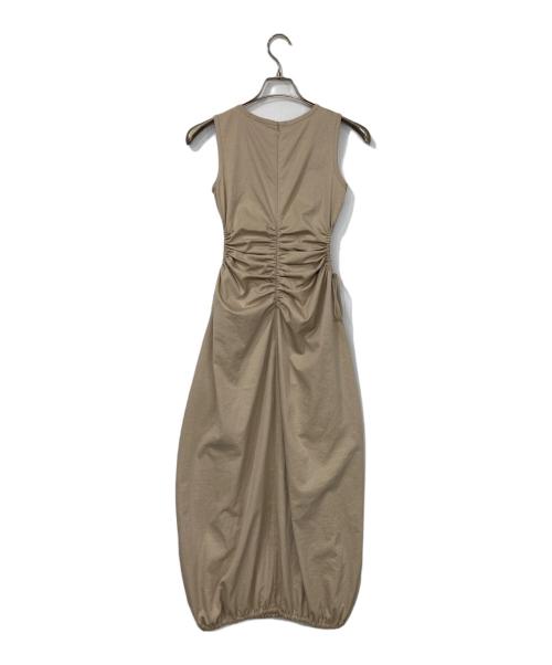 vallan（バラン）VALLAN (バラン) Sleeveless Cutout Tie Dress ベージュ サイズ:Fの古着・服飾アイテム