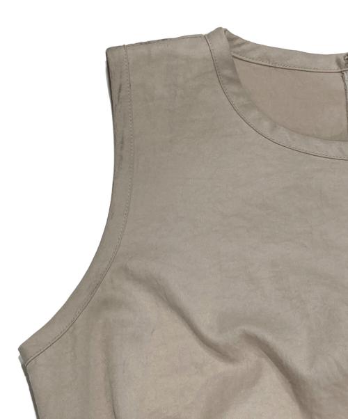 vallan（バラン）VALLAN (バラン) Sleeveless Cutout Tie Dress ベージュ サイズ:Fの古着・服飾アイテム