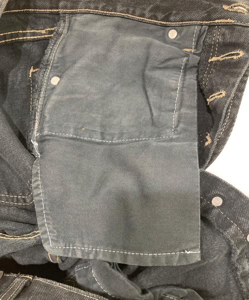 LEVI'S（リーバイス）LEVI'S (リーバイス) 後染めデニムパンツ サルファブラック サイズ:W33×L64の古着・服飾アイテム