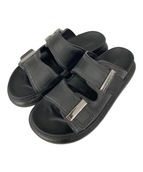 ALEXANDER McQUEEN（アレキサンダーマックイーン）ALEXANDER McQUEEN (アレキサンダーマックイーン) ハイブリッドラバーサンダル ブラック サイズ:36 1/2の古着・服飾アイテム