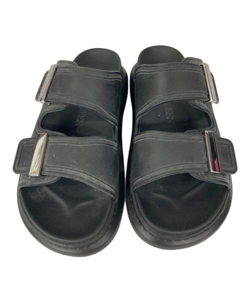 ALEXANDER McQUEEN（アレキサンダーマックイーン）ALEXANDER McQUEEN (アレキサンダーマックイーン) ハイブリッドラバーサンダル ブラック サイズ:36 1/2の古着・服飾アイテム