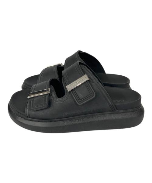 ALEXANDER McQUEEN（アレキサンダーマックイーン）ALEXANDER McQUEEN (アレキサンダーマックイーン) ハイブリッドラバーサンダル ブラック サイズ:36 1/2の古着・服飾アイテム