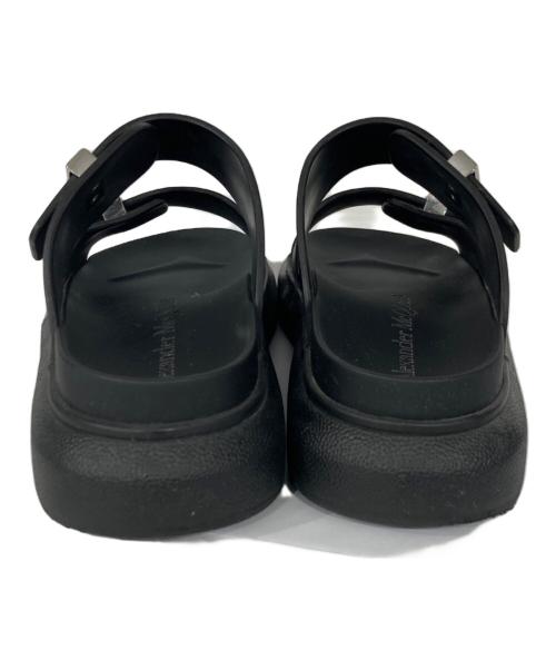 ALEXANDER McQUEEN（アレキサンダーマックイーン）ALEXANDER McQUEEN (アレキサンダーマックイーン) ハイブリッドラバーサンダル ブラック サイズ:36 1/2の古着・服飾アイテム
