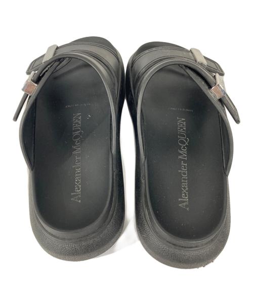 ALEXANDER McQUEEN（アレキサンダーマックイーン）ALEXANDER McQUEEN (アレキサンダーマックイーン) ハイブリッドラバーサンダル ブラック サイズ:36 1/2の古着・服飾アイテム