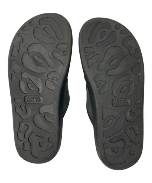 ALEXANDER McQUEEN（アレキサンダーマックイーン）ALEXANDER McQUEEN (アレキサンダーマックイーン) ハイブリッドラバーサンダル ブラック サイズ:36 1/2の古着・服飾アイテム