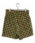 TOGA PULLA (トーガ プルラ) Cotton twill check short pants グリーン×レッド サイズ:36：5000円