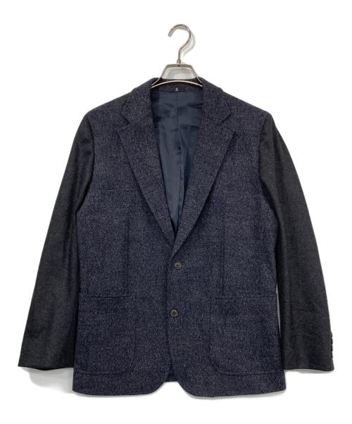LANVIN COLLECTION（ランバンコレクション）LANVIN COLLECTION (ランバンコレクション) 袖切替2Bジャケット グレー サイズ:48の古着・服飾アイテム