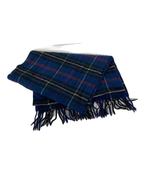 COMME des GARCONS HOMME（コムデギャルソン オム）COMME des GARCONS HOMME (コムデギャルソン オム) ウール×カシミヤマフラー ネイビーの古着・服飾アイテム