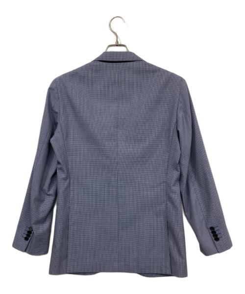 UNITED ARROWS（ユナイテッドアローズ）UNITED ARROWS (ユナイテッドアローズ) ハウンドトゥース 2B ジャケット ブルー サイズ:44の古着・服飾アイテム