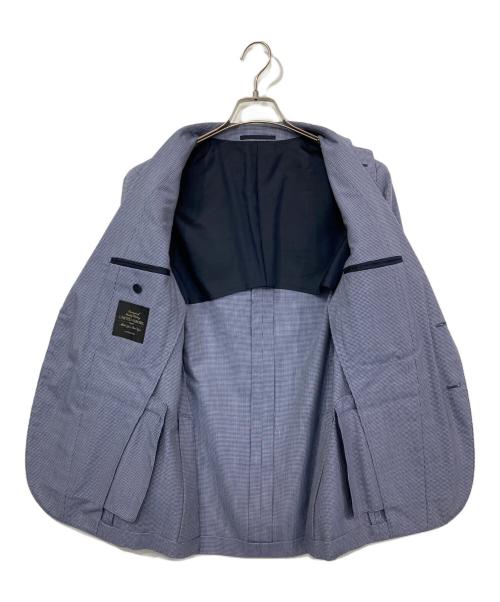 UNITED ARROWS（ユナイテッドアローズ）UNITED ARROWS (ユナイテッドアローズ) ハウンドトゥース 2B ジャケット ブルー サイズ:44の古着・服飾アイテム