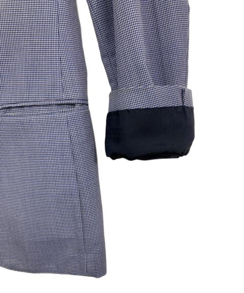 UNITED ARROWS（ユナイテッドアローズ）UNITED ARROWS (ユナイテッドアローズ) ハウンドトゥース 2B ジャケット ブルー サイズ:44の古着・服飾アイテム