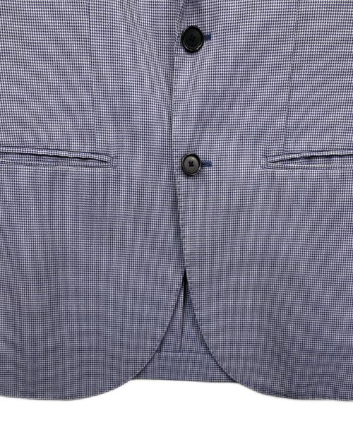 UNITED ARROWS（ユナイテッドアローズ）UNITED ARROWS (ユナイテッドアローズ) ハウンドトゥース 2B ジャケット ブルー サイズ:44の古着・服飾アイテム