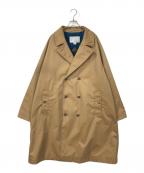 nanamicaナナミカ）の古着「2L Cotton GORE-TEX Double Breasted Coat」｜ベージュ