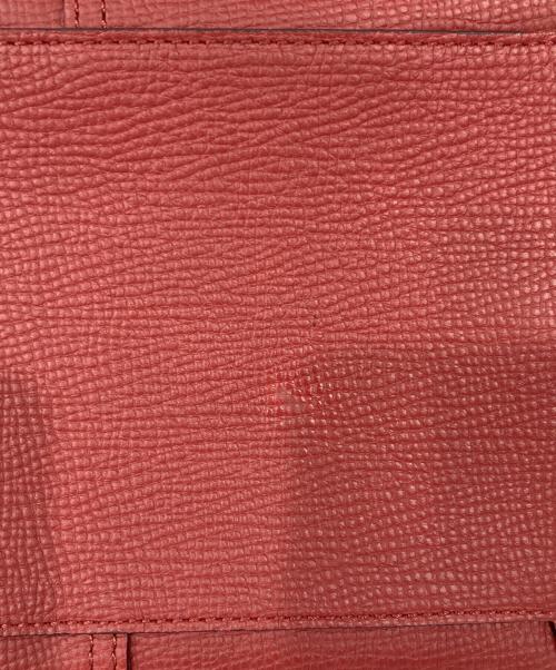 LONGCHAMP（ロンシャン）LONGCHAMP (ロンシャン) MAIL BOX TOP HANDLE BAG レッドの古着・服飾アイテム