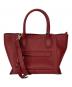 LONGCHAMP（ロンシャン）の古着「MAIL BOX TOP HANDLE BAG」｜レッド
