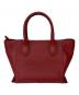 LONGCHAMP (ロンシャン) MAIL BOX TOP HANDLE BAG レッド：25000円