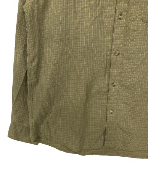 Columbia（コロンビア）Columbia (コロンビア) 長袖ジップポケットシャツ グリーン サイズ:Mの古着・服飾アイテム