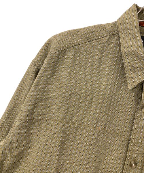 Columbia（コロンビア）Columbia (コロンビア) 長袖ジップポケットシャツ グリーン サイズ:Mの古着・服飾アイテム