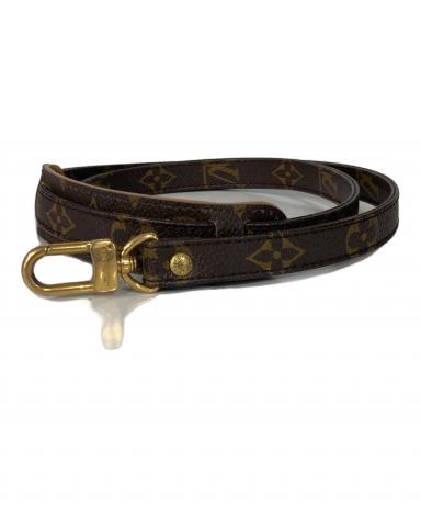 美品 ルイヴィトン モノグラム ショルダーストラップ ブラウン 旧金具 中古・古着通販】LOUIS VUITTON (ルイ ヴィトン) ショルダーストラップ