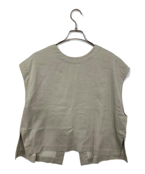 BEARDSLEY（ビアズリー）BEARDSLEY (ビアズリー) ショートベスト ベージュ サイズ:Fの古着・服飾アイテム