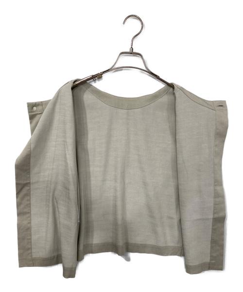 BEARDSLEY（ビアズリー）BEARDSLEY (ビアズリー) ショートベスト ベージュ サイズ:Fの古着・服飾アイテム