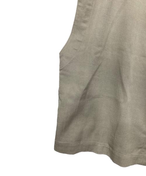 BEARDSLEY（ビアズリー）BEARDSLEY (ビアズリー) ショートベスト ベージュ サイズ:Fの古着・服飾アイテム